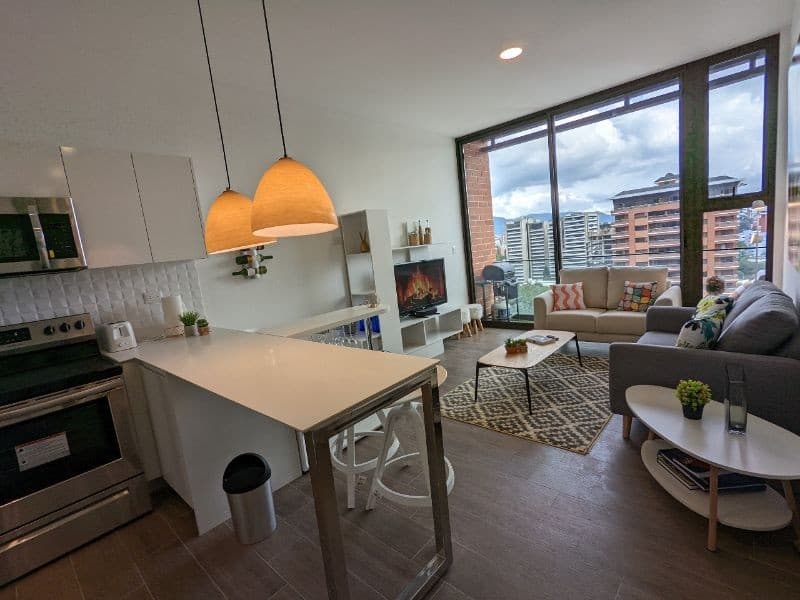 Apartamento en Venta/Renta completamente Equipado y Decorado en Edificio Diagoseis zona 10