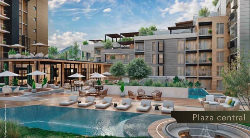 Terrasse, apartamentos en planos de 1, 2 y 3 dormitorio