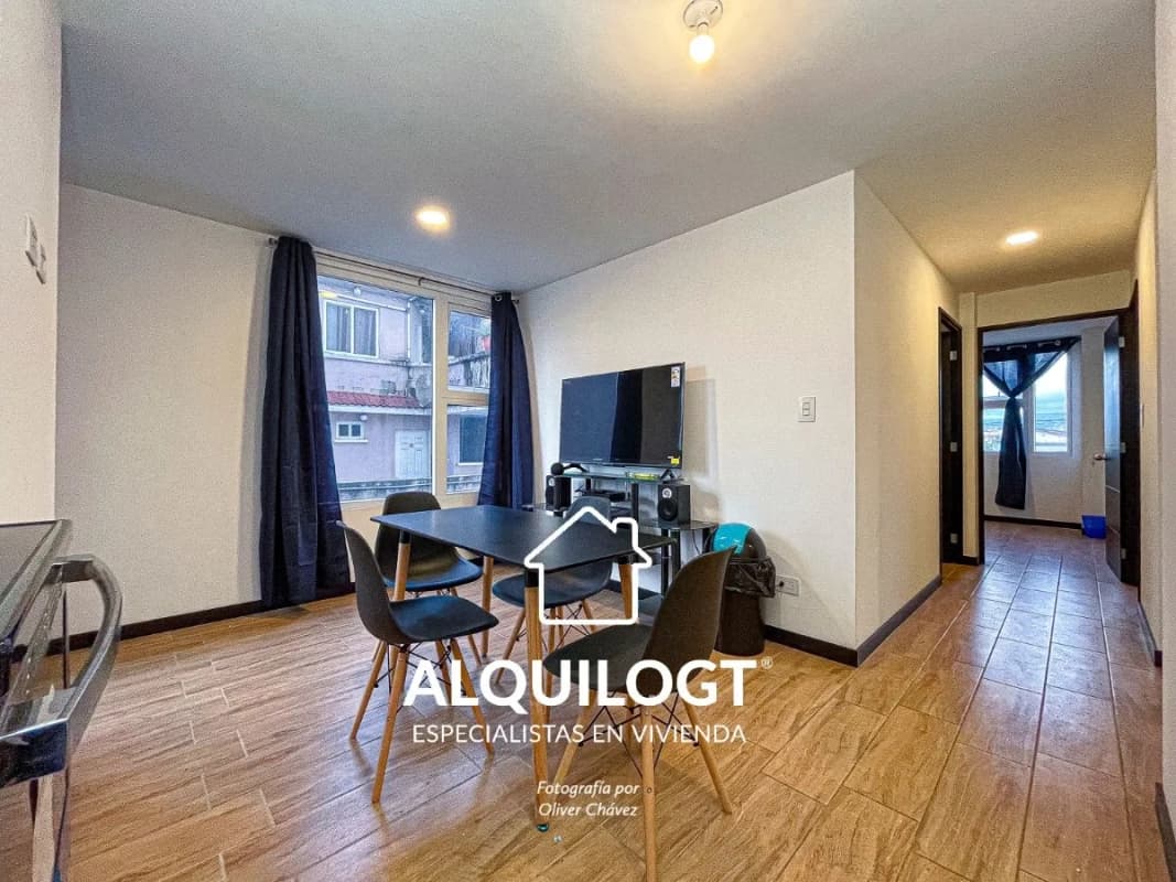APARTAMENTO AMUEBLADO CERCA DE LA USAC ZONA 12 DE 3 HAB AGT2461