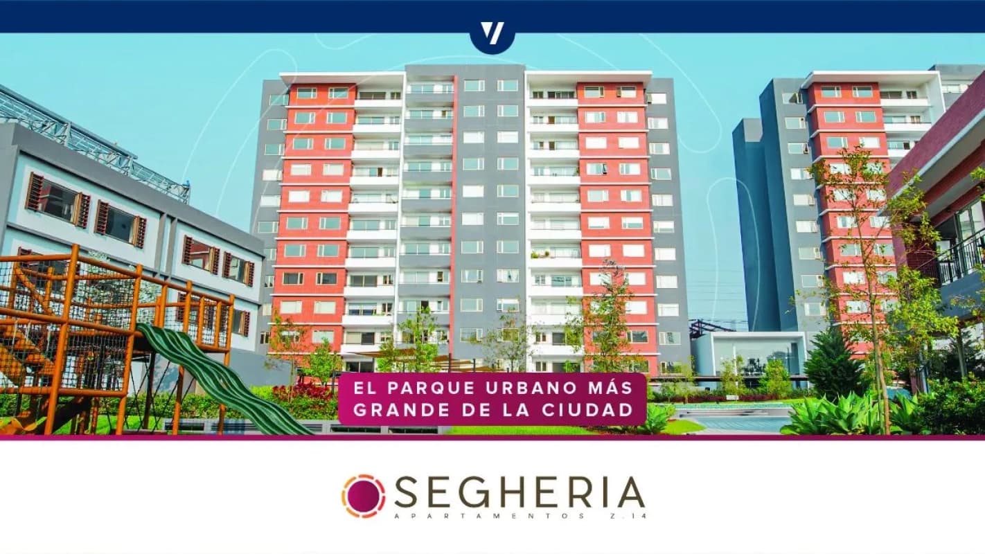 Apartamentos en Segheria zona 14 - parque urbano