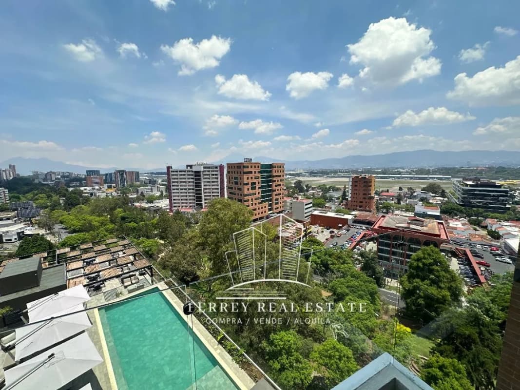 Zona 14, apartamento con cuarto de servicio