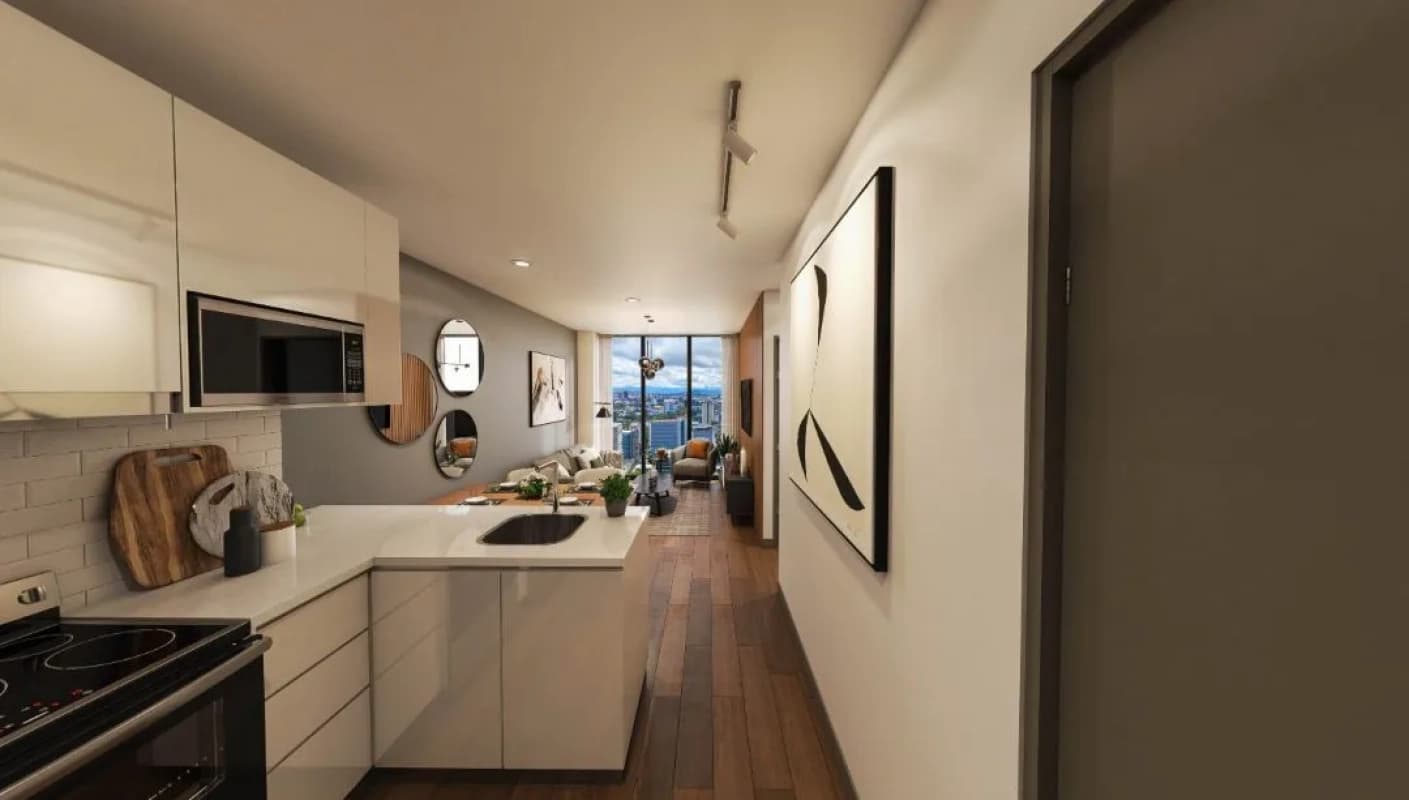 Apartamento en Venta de 2 dormitorios con balcón, Zona 10