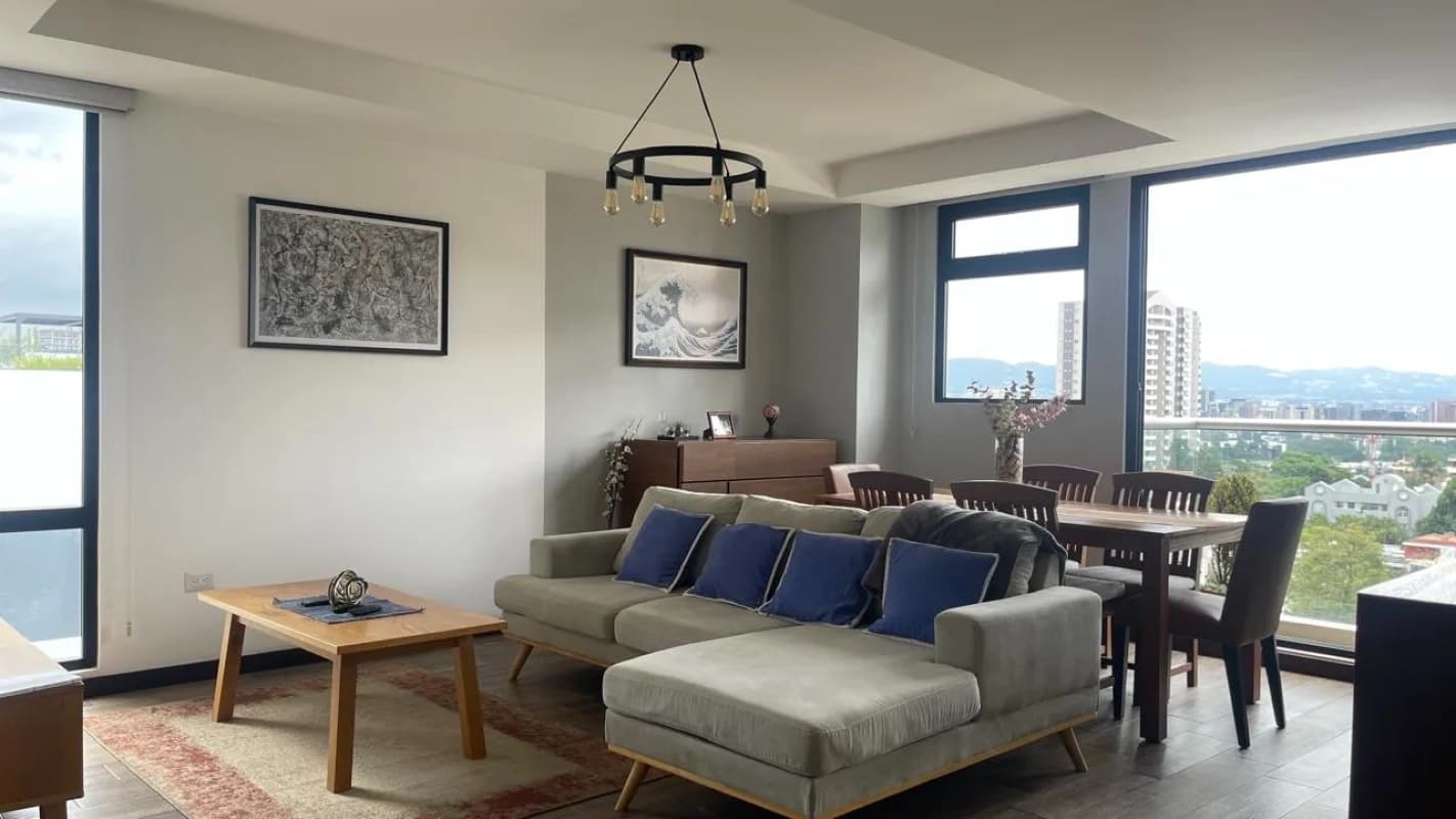 Lindo apartamento amueblado en renta o venta en zona 15 VHII