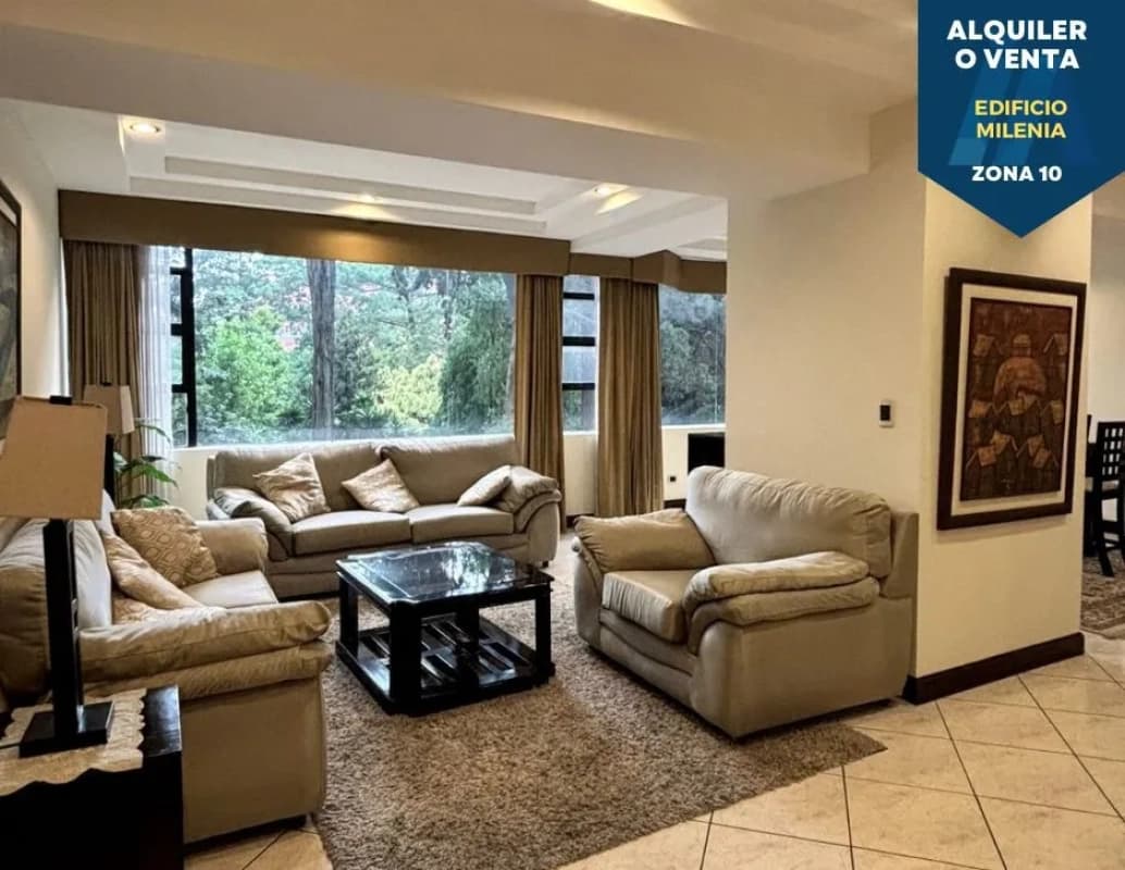 Venta de Apartamento -Edificio Milenia, zona 10-