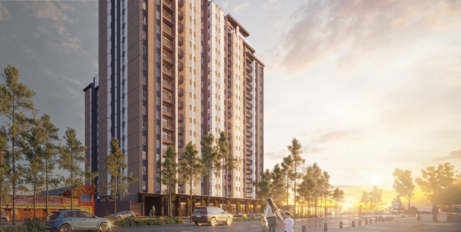 Apartamentos en proyecto, Zona 7 (Opción 1)
