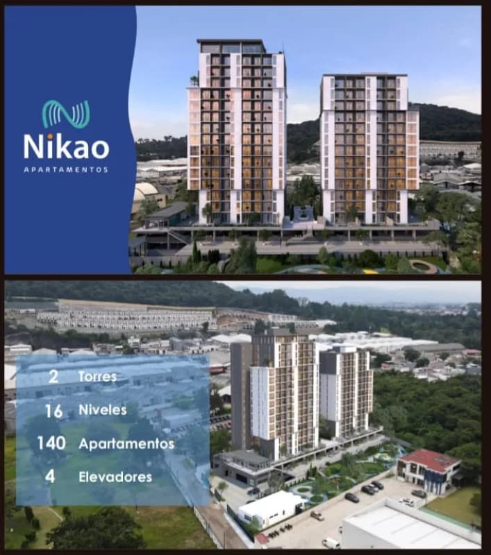 Apartamento en Venta para Estrenar!! NIKAO APARTAMENTOS, Bulevar El Naranjo