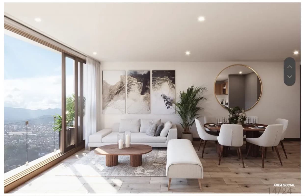 Apartamento en Venta Zona 13, 3 Habitaciones