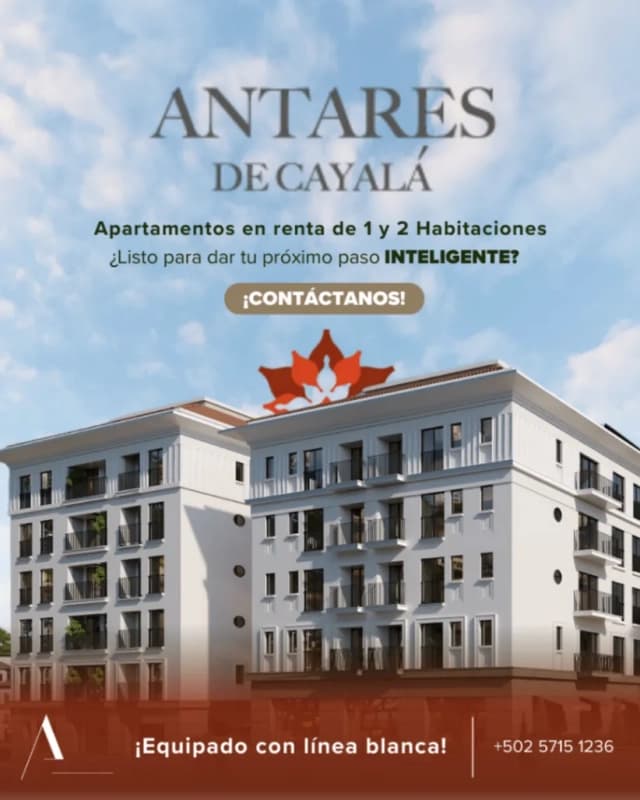 APARTAMENTO EN RENTA | 1 HAB | ANTARES DE CAYALÁ – EDIFICIO C