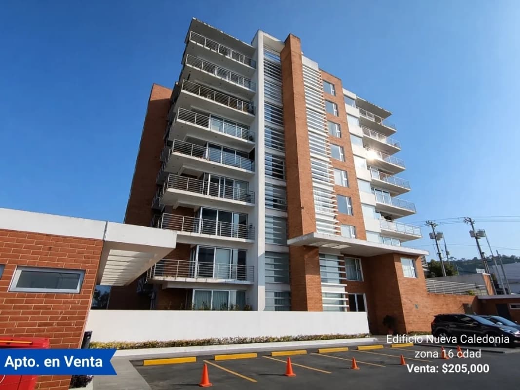 Apartamento en Venta zona 16 Nueva Caledonia
