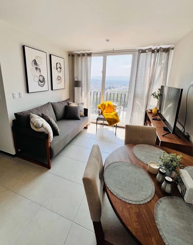 Venta  de apartamento amueblado y equipado en zona 11 Parque San Jorge