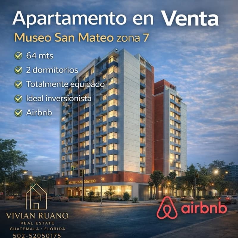 Apartamento en venta zona 7