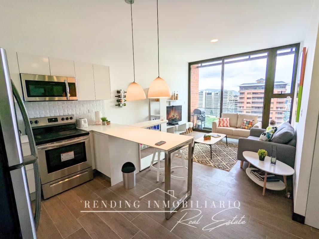 Apartamento en venta zona 10 edificio DiagoSeis de 2 habitaciones + 2 parqueos