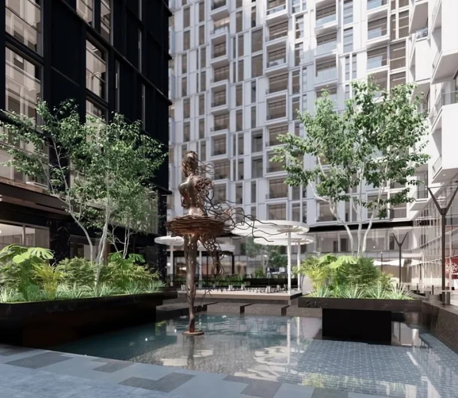 Alquiler de apartamento en zona 10 Atarah de 1 dormitorio