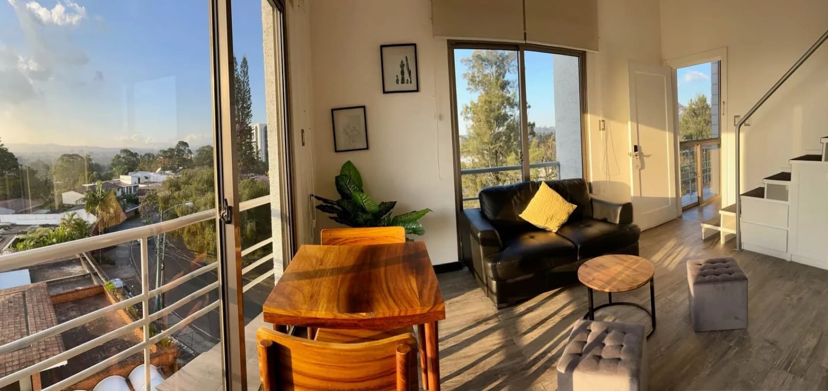 Apartamento amueblado Tipo Loft en renta zona 15 / Adamant