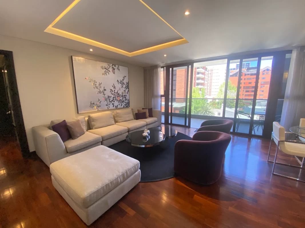 APARTAMENTO AMUEBLADO EN RENTA EN SANTA INES ZONA 14 CON A/C