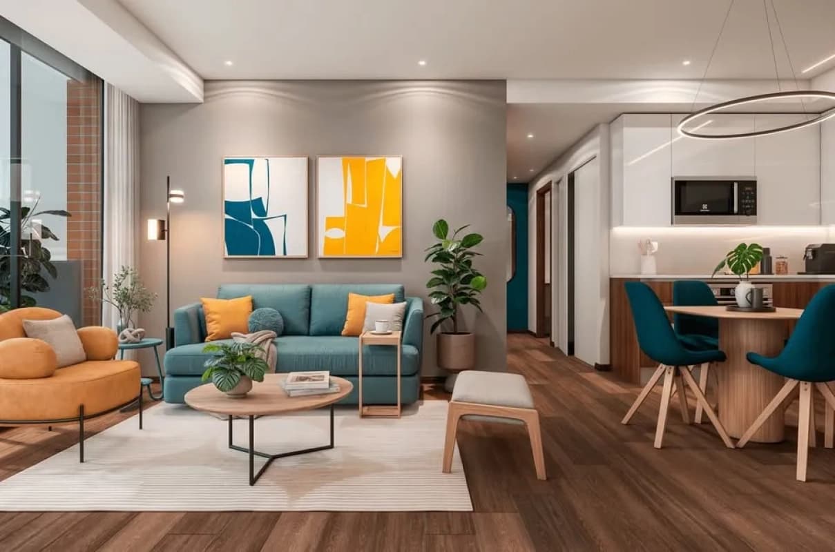 Apartamentos en proyecto en Ciudad Vieja, zona 10 (Opción 2)