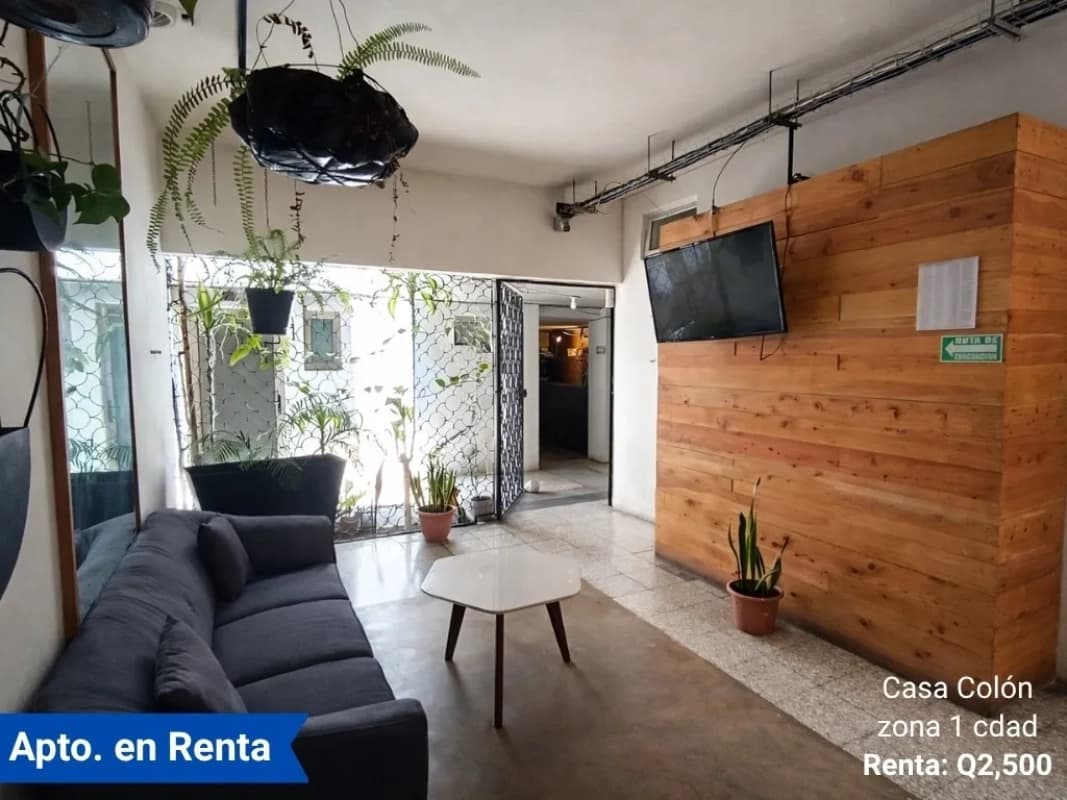 Apartamento en Renta en Casa Colón zona 1 cdad