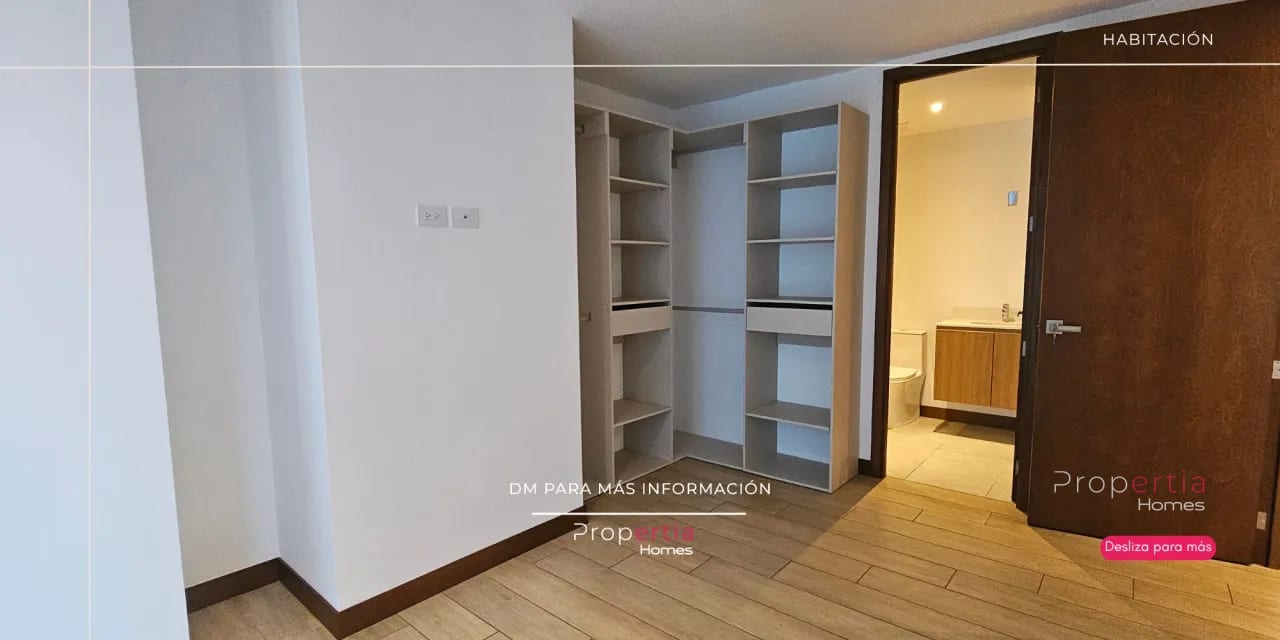 Dormitorio principal — Apartamento en Renta a Estrenar en Zona 15 — Apartamento en Alquiler en Hessen Apartamentos, Zona 15, Guatemala, Ciudad — foto 6 de 17