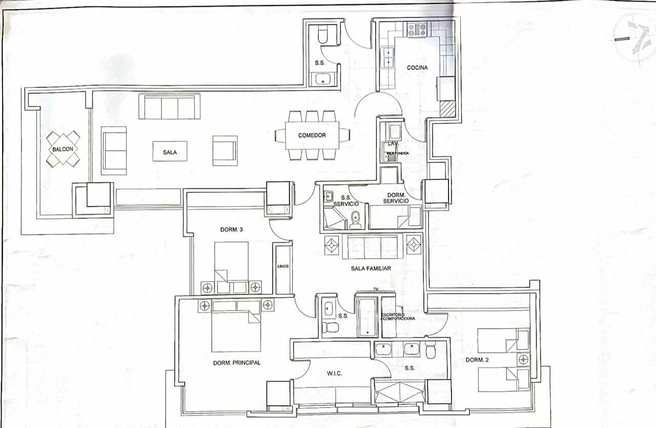 Vendo/rento Apto Zona 10 Edif. Santa Sofia REF.6957 *183M2, 3 Hab — Apartamento en Alquiler en Zona 10, Guatemala, Ciudad — foto 1 de 17