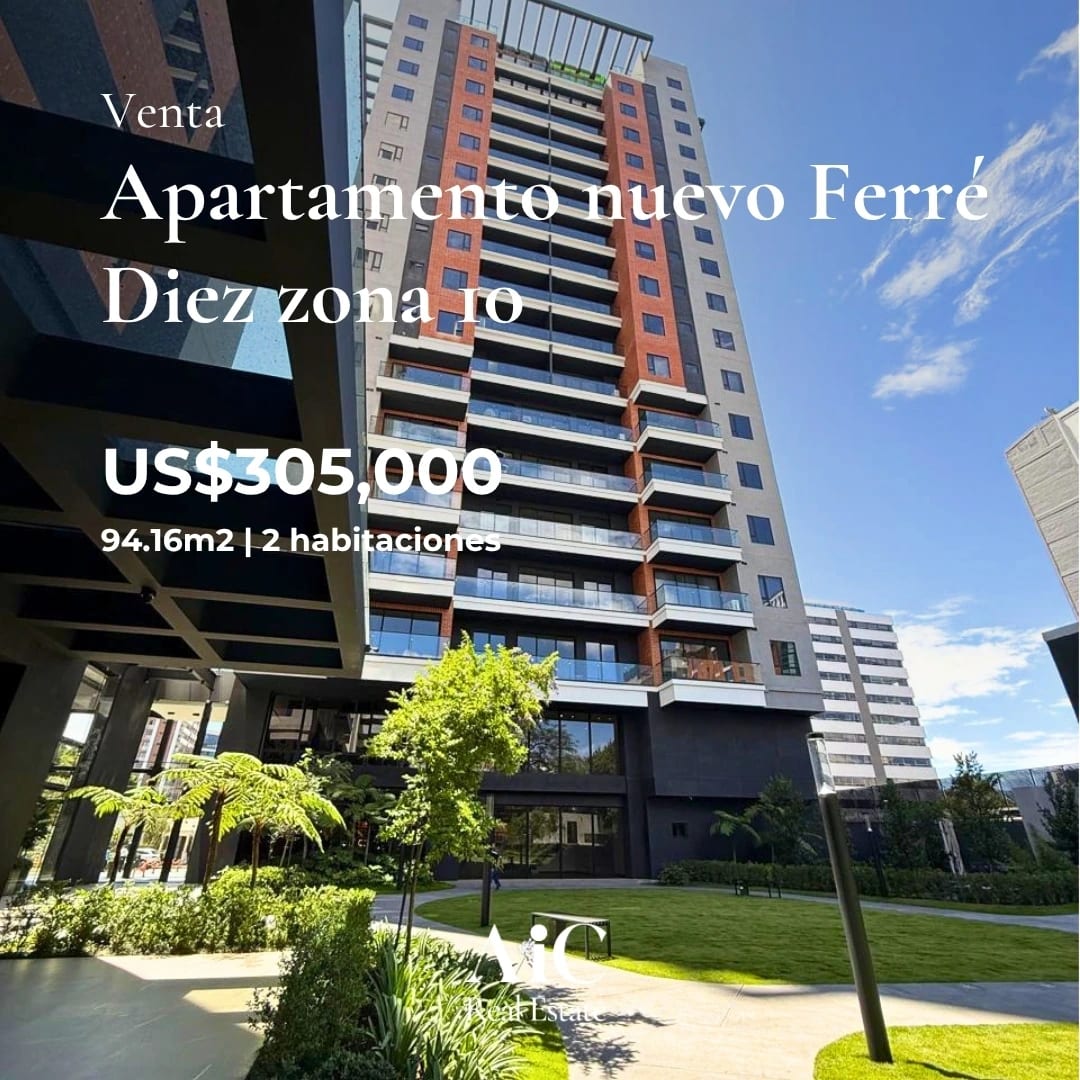Apartamento Nuevo en Venta Amplio Balcón, Ferré 10 Zona 10 — Apartamento en Venta en Ferré Diez, Zona 10, Guatemala, Ciudad — foto 1 de 17