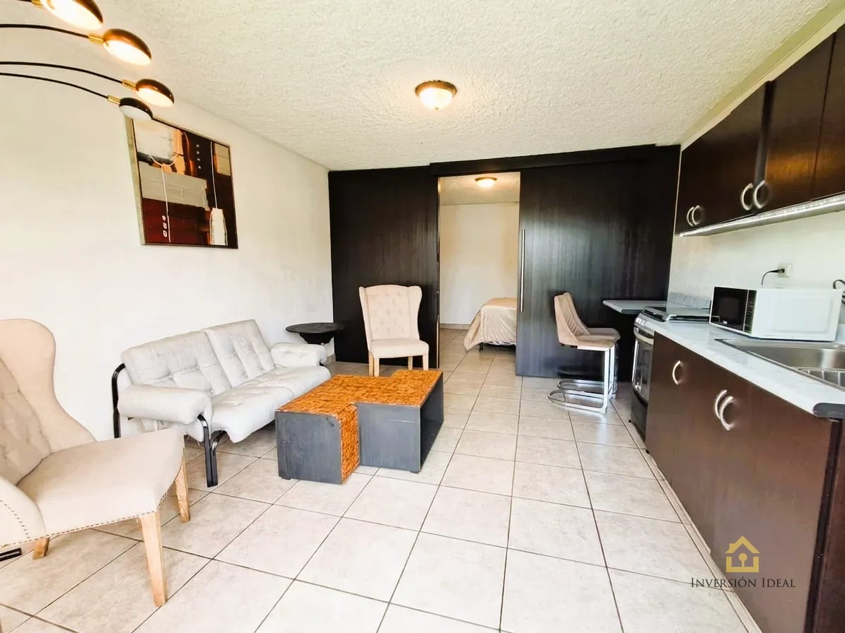 Apartamento amueblado en renta 45 mts2. Q3,900 - 1 dormitorio en Colonia Lourdes zona 16 — Apartamento en Alquiler en Lourdes, Zona 16, Guatemala, Ciudad — foto 1 de 10