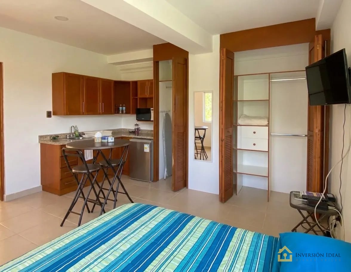 Rento apartamento amueblado 1 habitación - Q3,500 - Edificio Veremos — Apartamento en Alquiler en La Montaña, Zona 16, Guatemala, Ciudad — foto 1 de 8