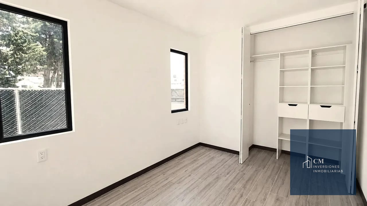 Dormitorio principal — ¡Apartamento nuevo en VENTA zona 10, Con pérgola y Jardín! — Apartamento en Venta en Neo Apartamentos, Zona 10, Guatemala, Ciudad — foto 8 de 11
