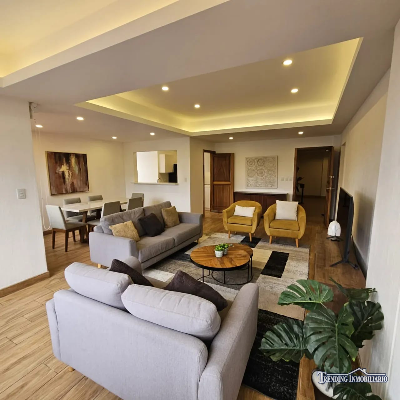 Apartamento amueblado en renta Zona 10, Villa Real de 2 habitaciones — Apartamento en Alquiler en Villareal, Zona 10, Guatemala, Ciudad — foto 4 de 13