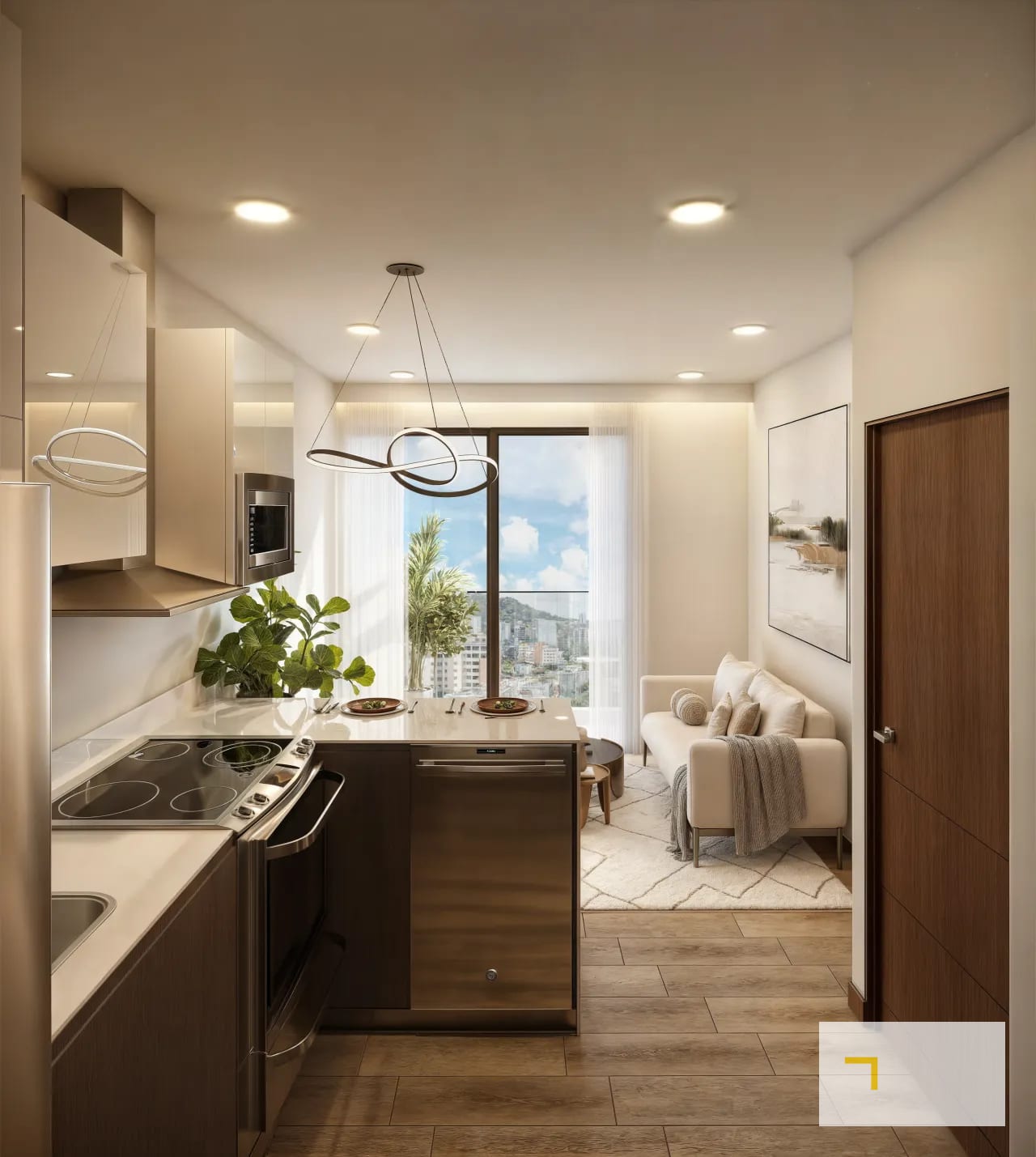 Apartamento en venta de 1 habitación en zona 15 Vista Hermosa 1 — Apartamento en Venta en Vista Hermosa I, Zona 15, Guatemala, Ciudad — foto 2 de 13