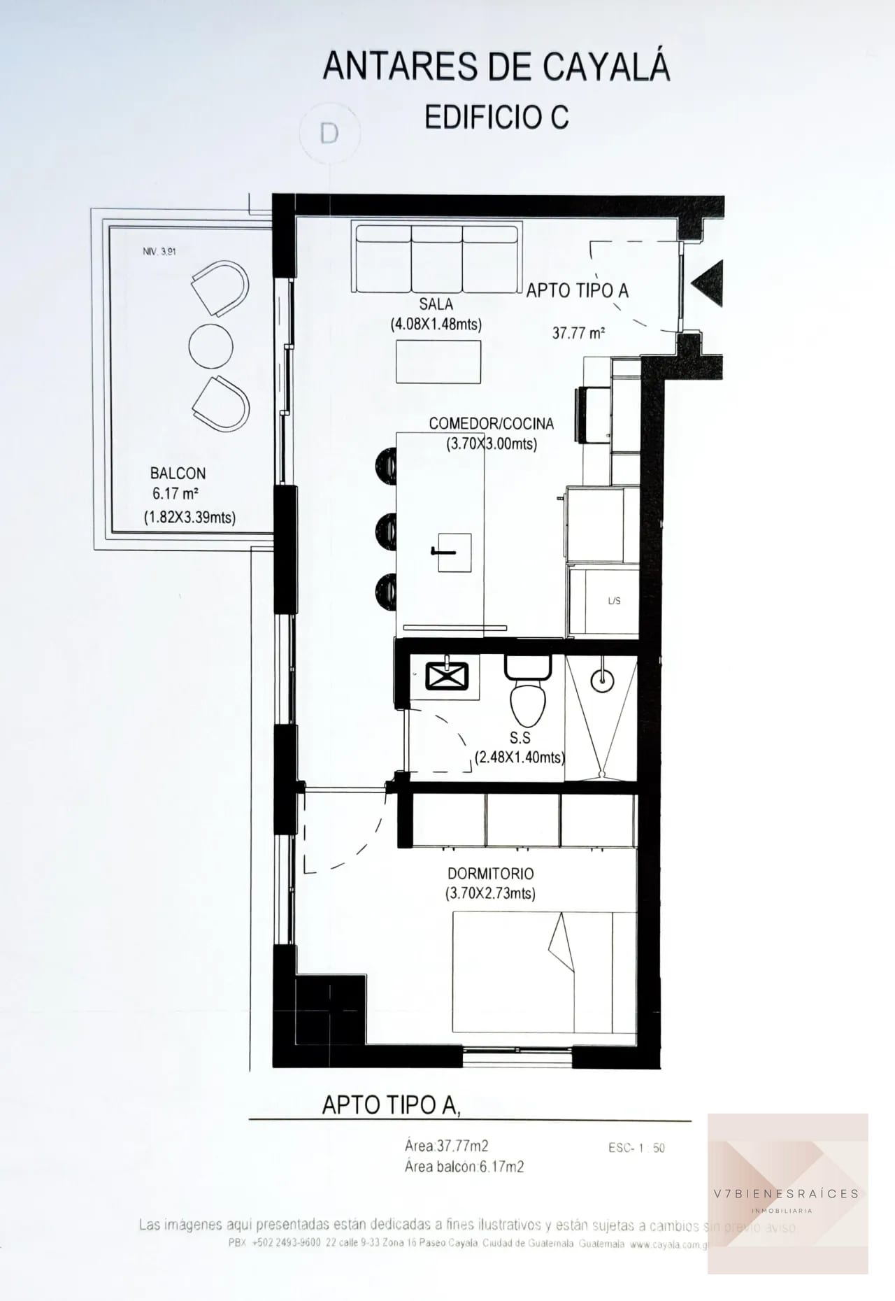 Apartamento en Área Exclusiva Cayalá — Apartamento en Alquiler en Antares de Cayalá, Zona 16, Guatemala, Ciudad — foto 7 de 8
