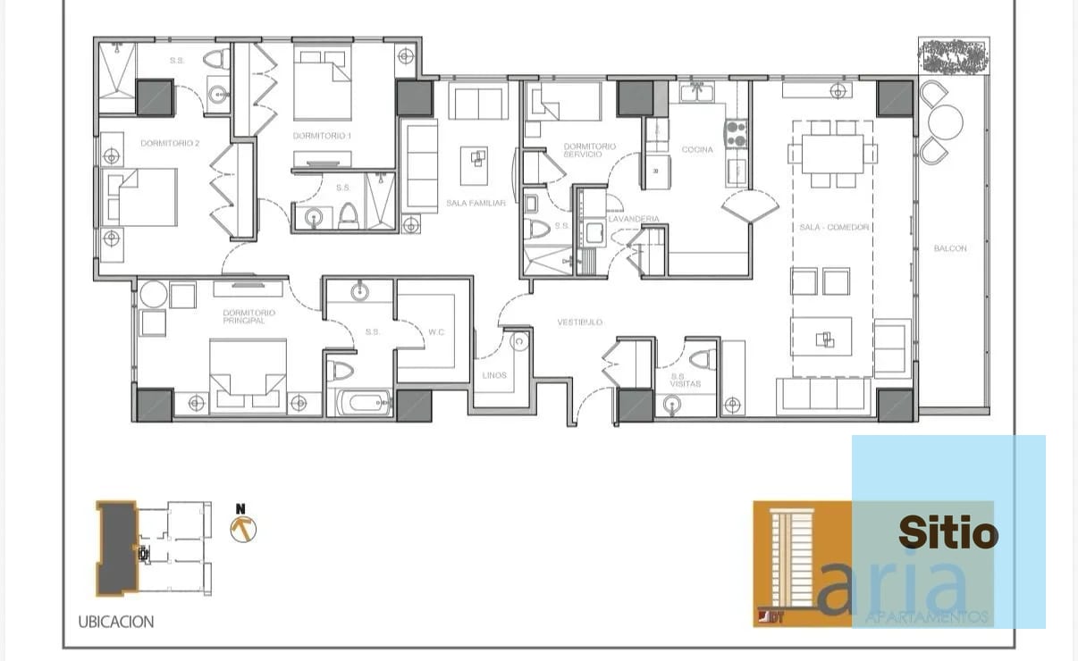 Apartamento en Venta I Aria, zona 10 — Apartamento en Venta en Aria, Zona 10, Guatemala, Ciudad — foto 10 de 10