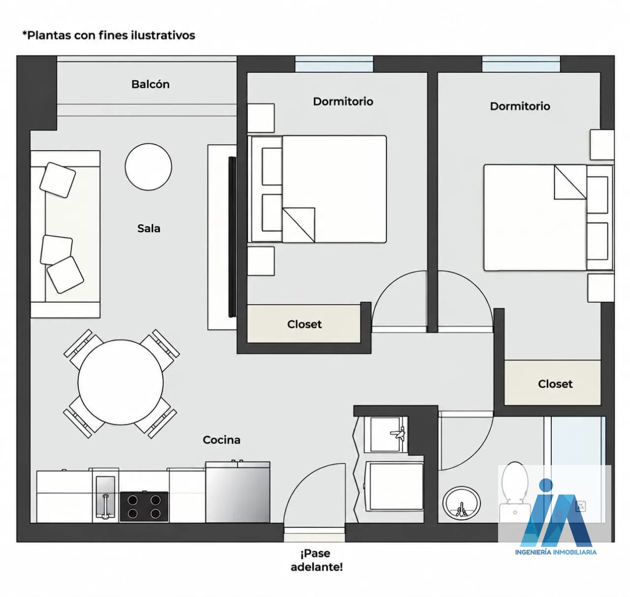 APARTAMENTO NUEVO EN ALQUILER 📍 Edificio Salomé, Torre Merced, Zona 1 — Apartamento en Alquiler en Zona 1, Guatemala, Ciudad — foto 8 de 8
