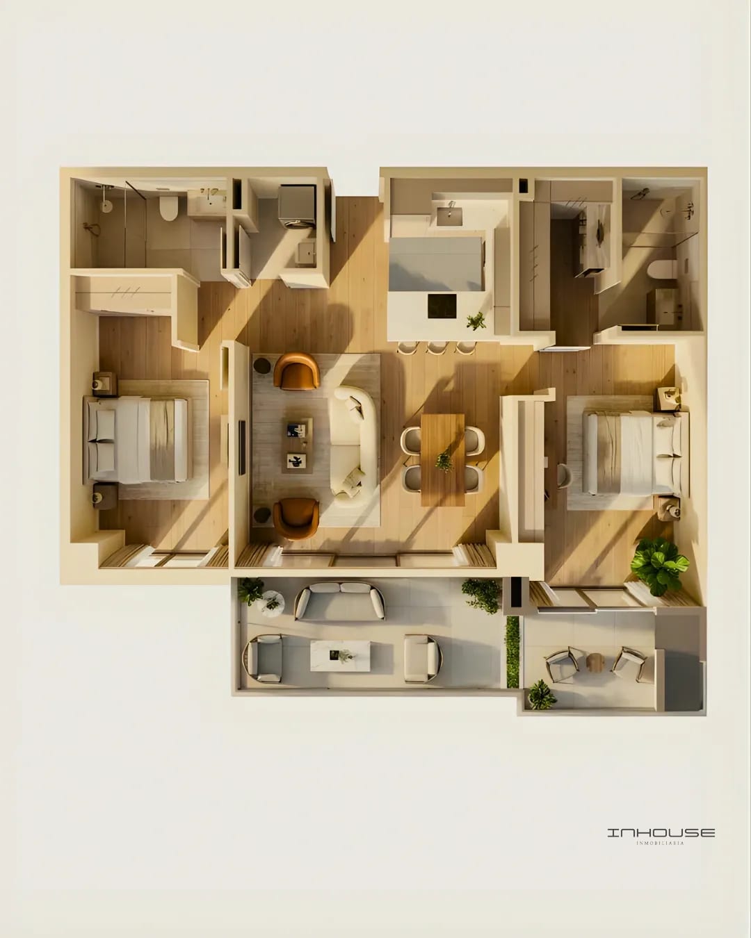 Apartamento en Venta, Santa Rosalia Zona 16 en Planos — Apartamento en Venta en Zona 16, Guatemala, Ciudad — foto 2 de 10