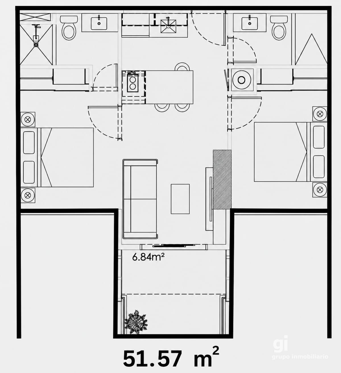 Apartamento de 2 dormitorios, nivel alto, zona 4 — Apartamento en Venta en Zona 4, Guatemala, Ciudad — foto 17 de 17