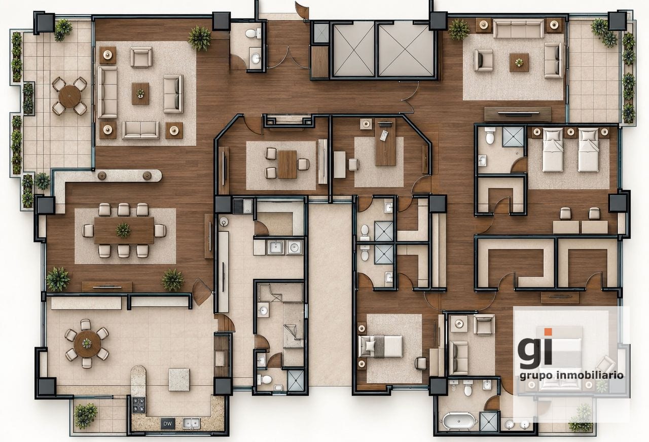 Apartamento de 4 dormitorios amplio en venta en zona 10 — Apartamento en Venta en Zona 10, Guatemala, Ciudad — foto 7 de 7