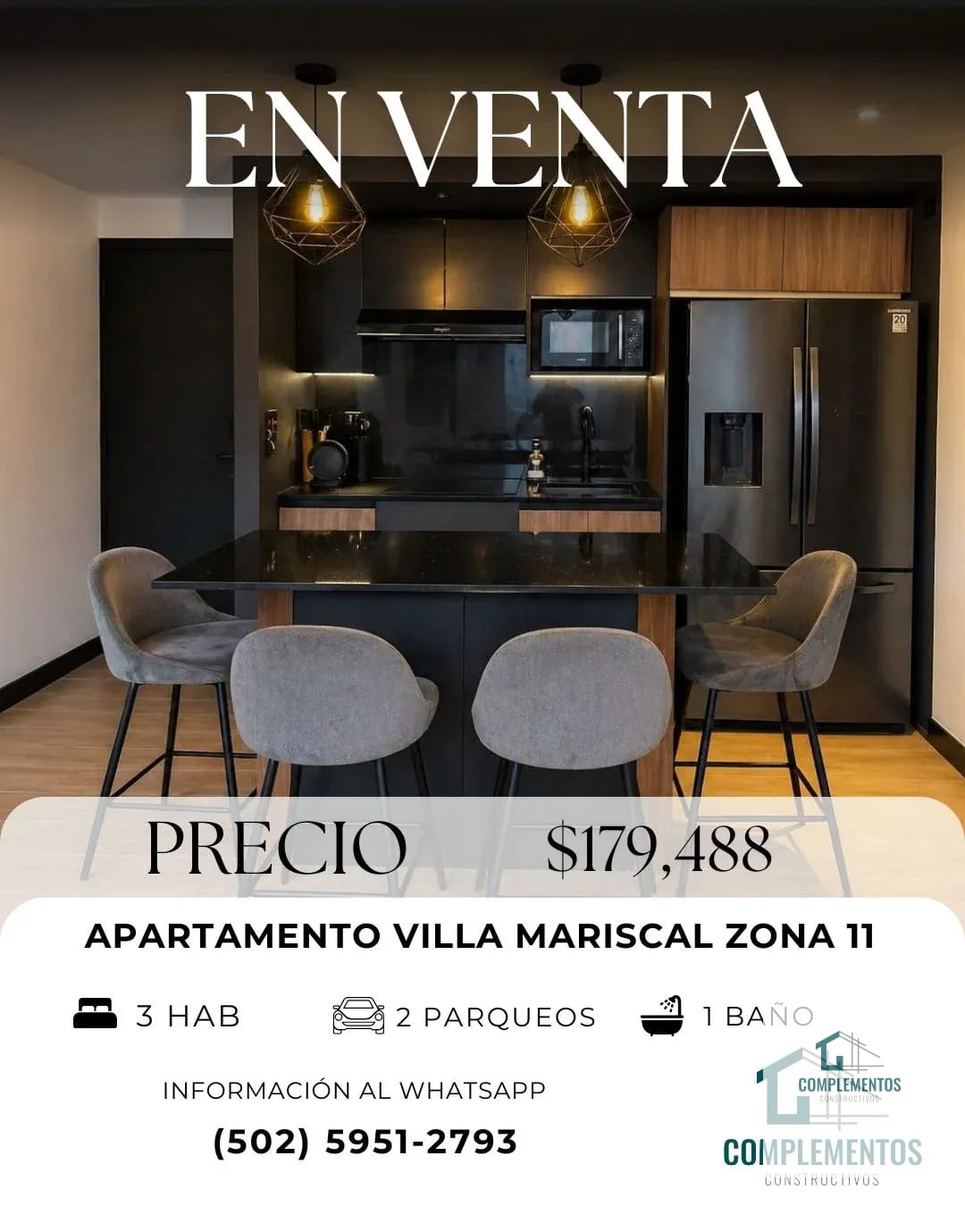 Villa Mariscal, Apartamento en Venta zona 11 — Apartamento en Venta en Zona 11, Guatemala, Ciudad — foto 1 de 8