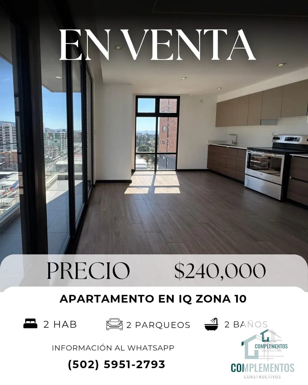 IQ10 Apartamento en venta zona 10 — Apartamento en Venta en IQ10, Zona 10, Guatemala, Ciudad — foto 1 de 10