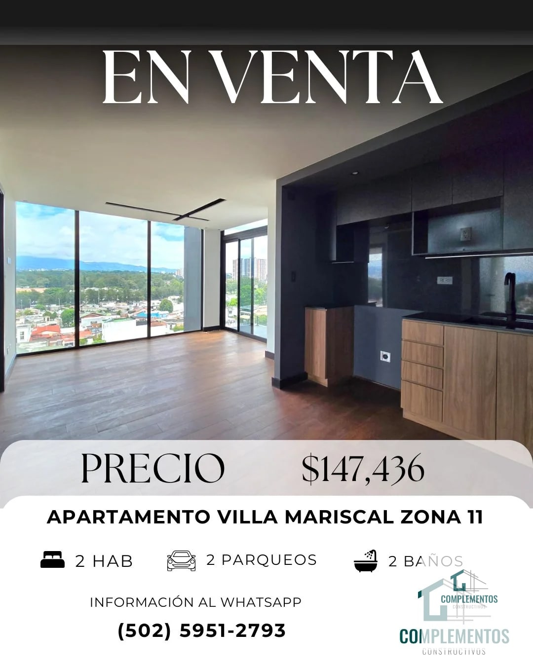 Villa Mariscal, Apartamento en Venta zona 11 - 1