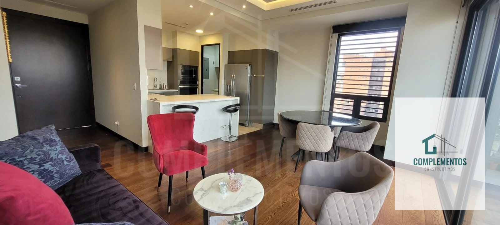 Santa Inés del Parque, Apartamento en Renta zona 14, 2hab. 108 M2 — Apartamento en Alquiler en Santa Inés del Parque, Zona 14, Guatemala, Ciudad — foto 4 de 10
