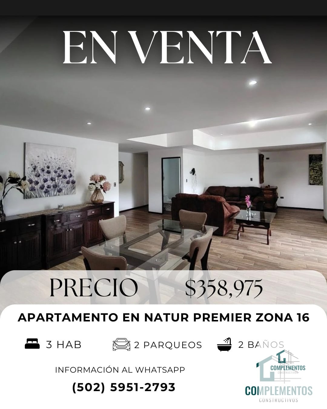 Natur Premier Apartamento en Venta zona 16 Kanajuyú, 3hab. 220 M2 — Apartamento en Venta en Kanajuyú, Zona 16, Guatemala, Ciudad — foto 1 de 9