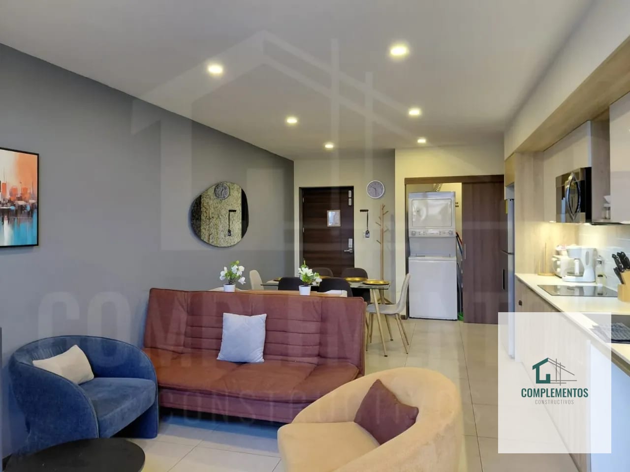 MiRA, Apartamento en Renta Zona 10, 2 hab.85m² — Apartamento en Alquiler en Mira, Zona 10, Guatemala, Ciudad — foto 3 de 9