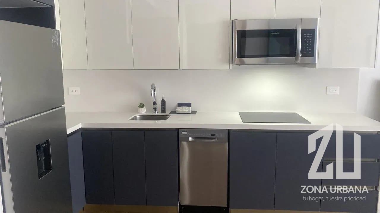 Cocina — Apartamento amueblado en renta · Zona 14, Amalfi — Apartamento en Alquiler en Zona 14, Guatemala, Ciudad — foto 4 de 6