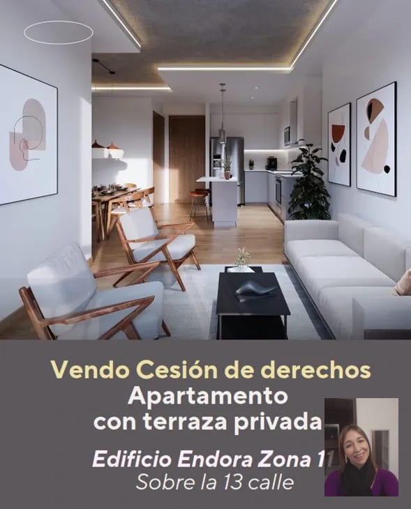 Vendo Cesión Derechos Apt. con Terraza Endora Zona 11 — Apartamento en Venta en Miraflores, Zona 11, Guatemala, Ciudad — foto 1 de 13