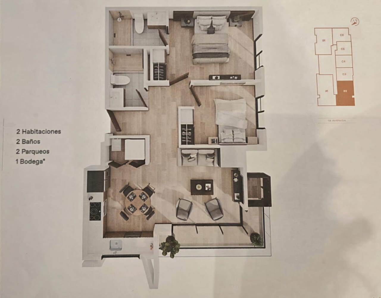 Lindo apartamento en zona 15 — Apartamento en Alquiler en Hessen Apartamentos, Zona 15, Guatemala, Ciudad — foto 2 de 13