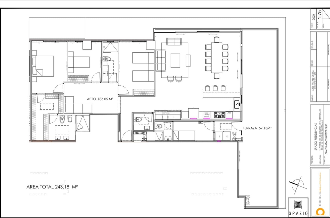 Penthouse en Venta en Spazio Residencias — Apartamento en Venta en Spazio, Zona 15, Guatemala, Ciudad — foto 9 de 9