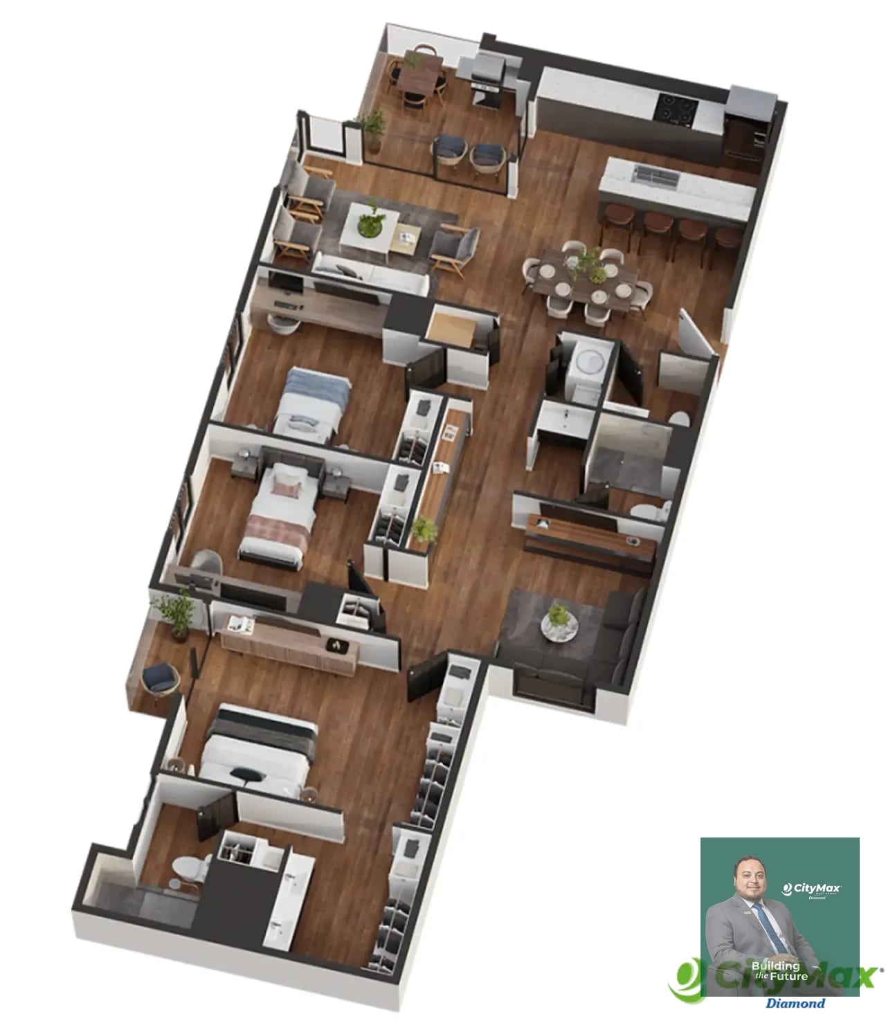Apartamento Grande en VENTA en Kanajuyu Zona 16 — Apartamento en Venta en Kanajuyú, Zona 16, Guatemala, Ciudad — foto 4 de 4
