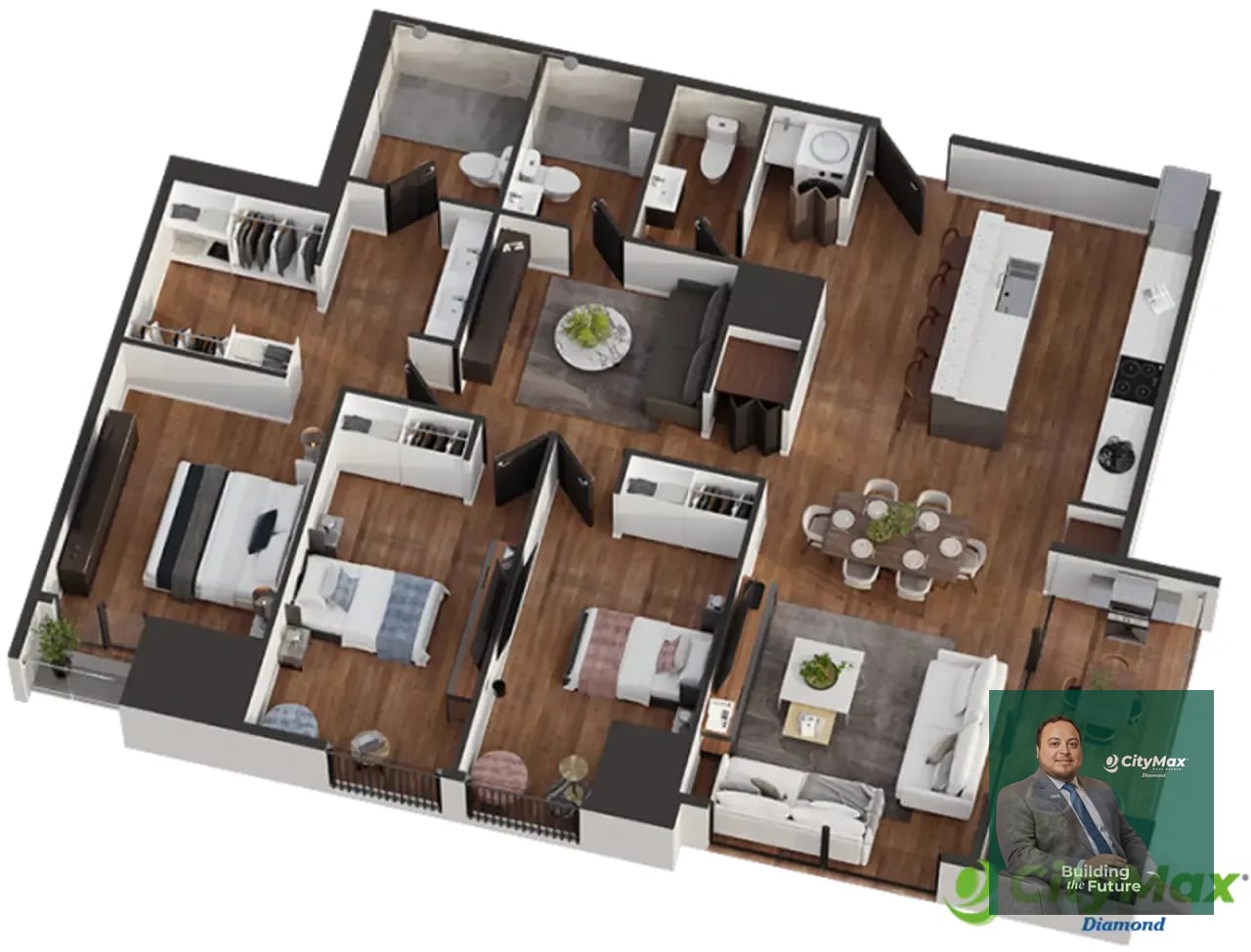 Apartamentos en VENTA en Kanajuyu Zona 16 — Apartamento en Venta en Kanajuyú, Zona 16, Guatemala, Ciudad — foto 2 de 4