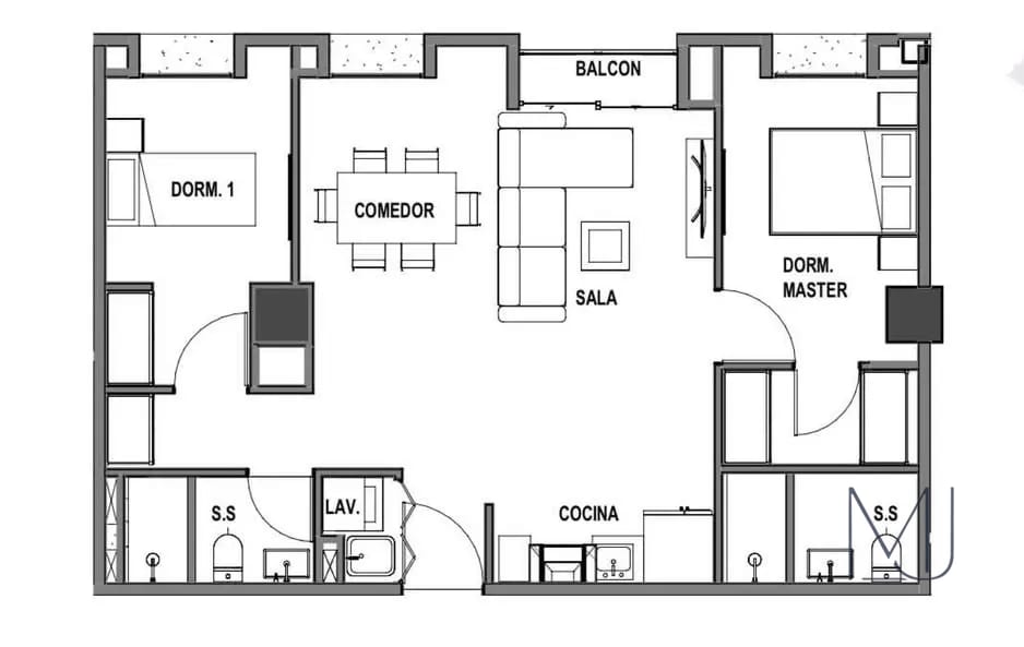 Apartamento en Alquiler | Villa Mariscal | Zona 11 | 2 habitaciones · Pet friendly — Apartamento en Alquiler en Villa Mariscal, Zona 11, Guatemala, Ciudad — foto 1 de 17