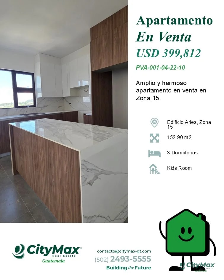 Apartamento 3 Dormitorios en Venta Zona 15 Nivel Alto - 5