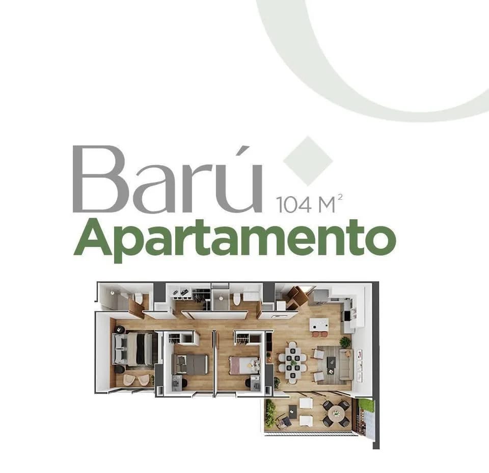 VENTA DE CESIÓN DE DERECHOS – APARTAMENTO TIPO BARÚ 📍 Endora, Zona 11 — Apartamento en Venta en Granai & Townson, Zona 11, Guatemala, Ciudad — foto 5 de 13